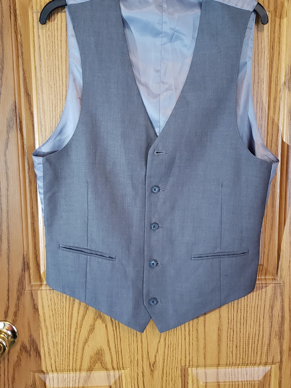jf j.ferrar Two-Button Blue Sport Coat.‎ Small. Formal Wear. Lined. Vest.