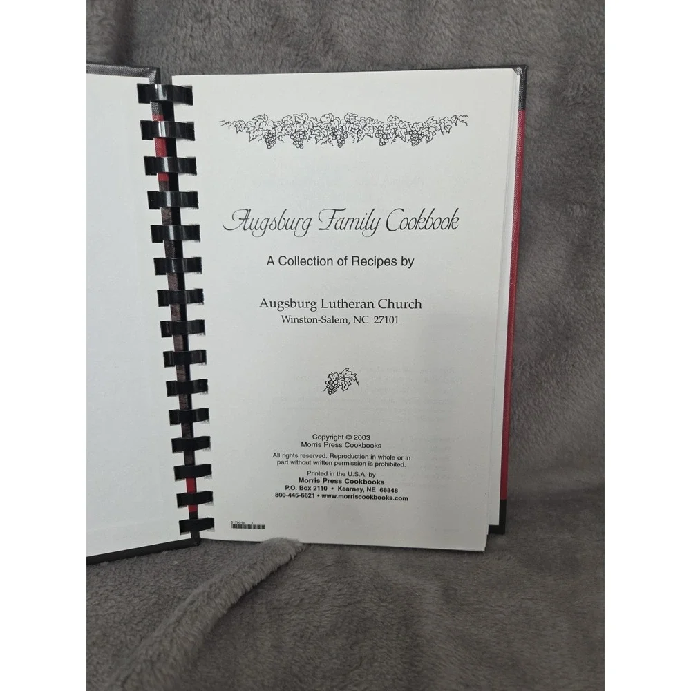 Augsburg Lutheran Church Cookbook Winston-Salem, NC‎ 2003 Local