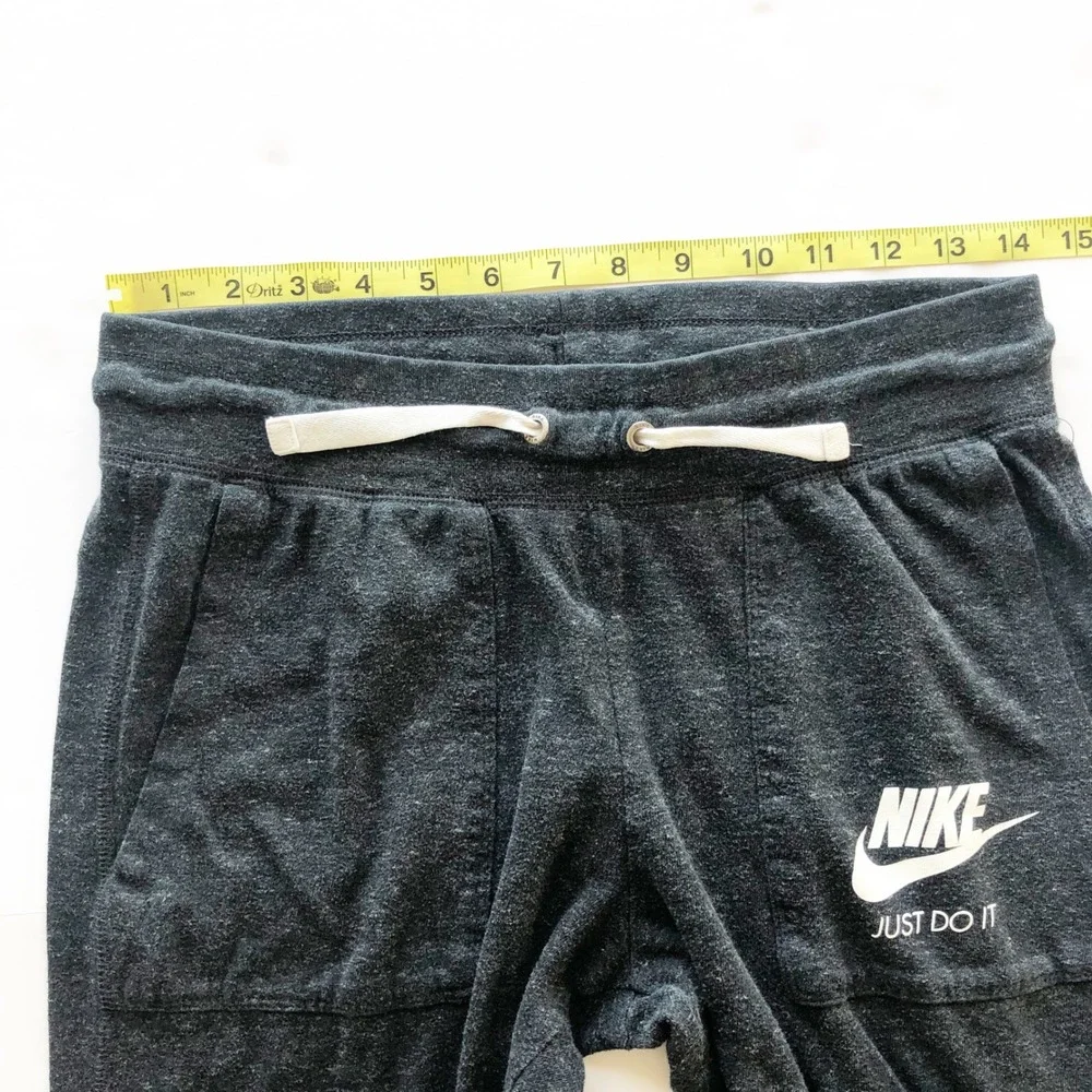 Nike Sweatpants Womens Small Vintage Nsw Joggers Pants Charcoal Gray Ankle
