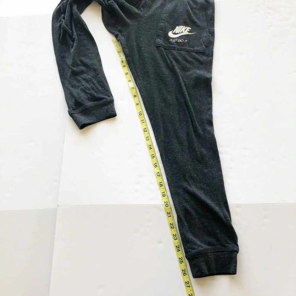 Nike Sweatpants Womens Small Vintage Nsw Joggers Pants Charcoal Gray Ankle