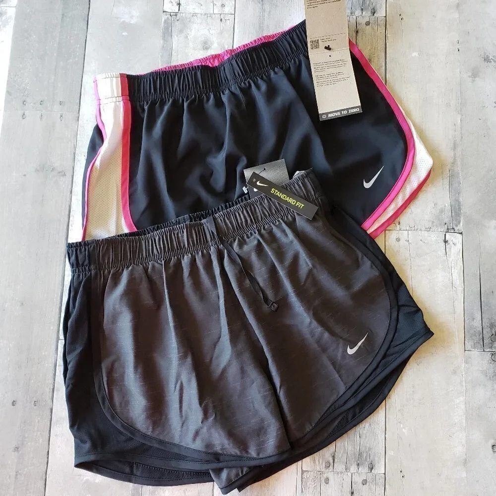 NWT - Nike (set of 2) Women's Tempo Running Brief-Lined Running Shorts - Size XS