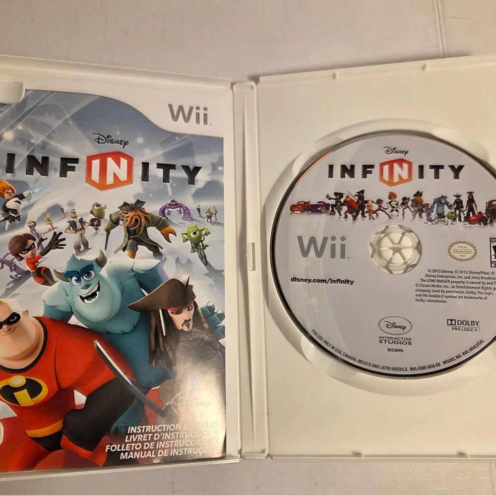 Disney Infinity Wii Game And Case And Manual Untested