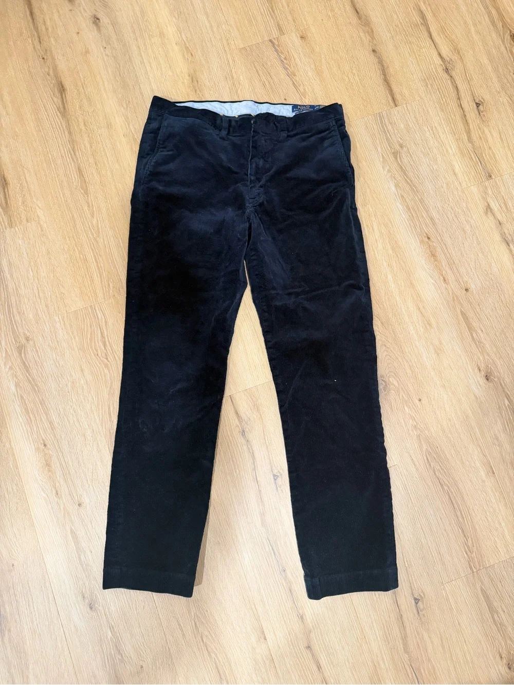 Polo by Ralph Lauren Black Corduroy Trousers