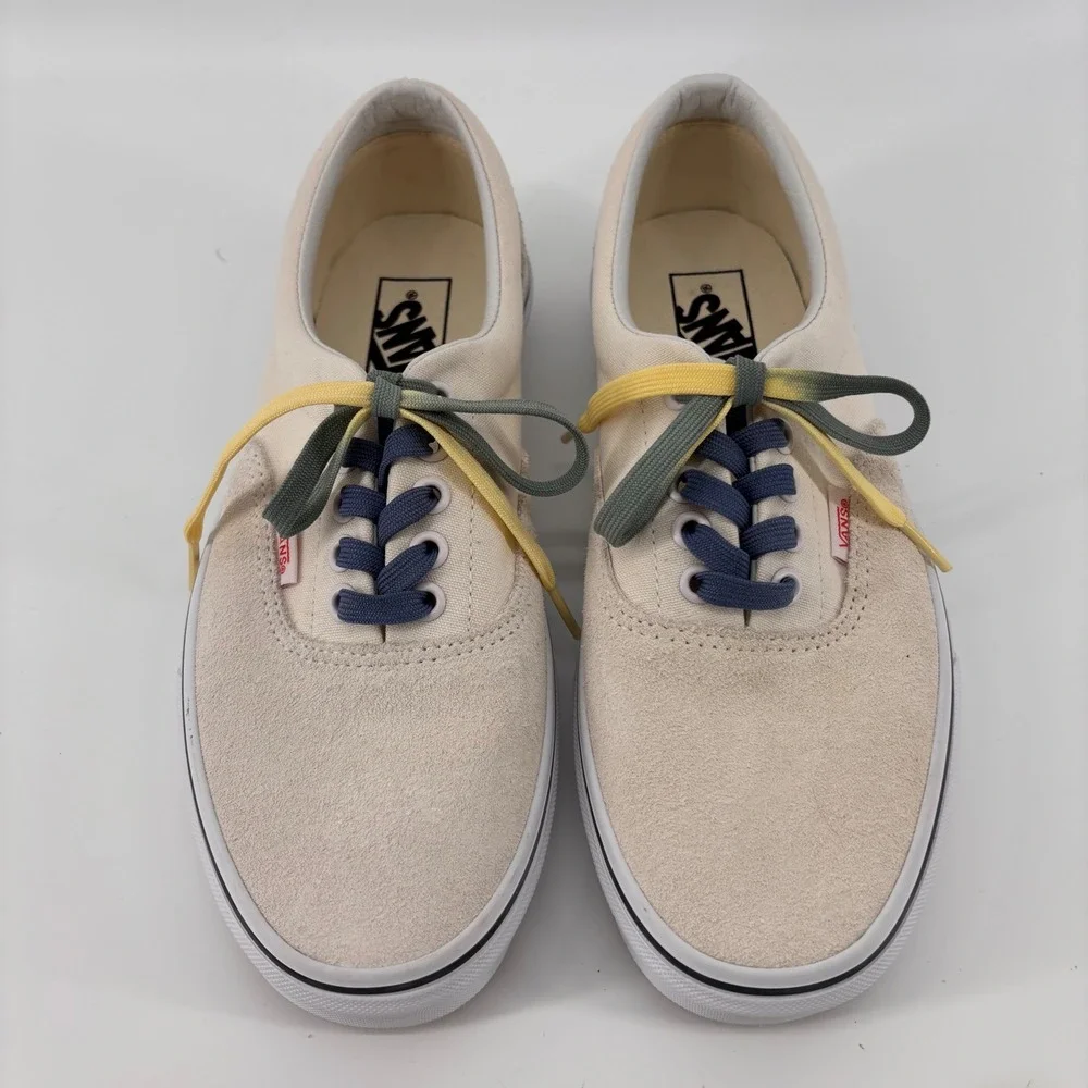 Vans UV‎ Dreams Era Suede Canvas Cream Low Top Sneakers Men 8 Women 9.5 NWOT