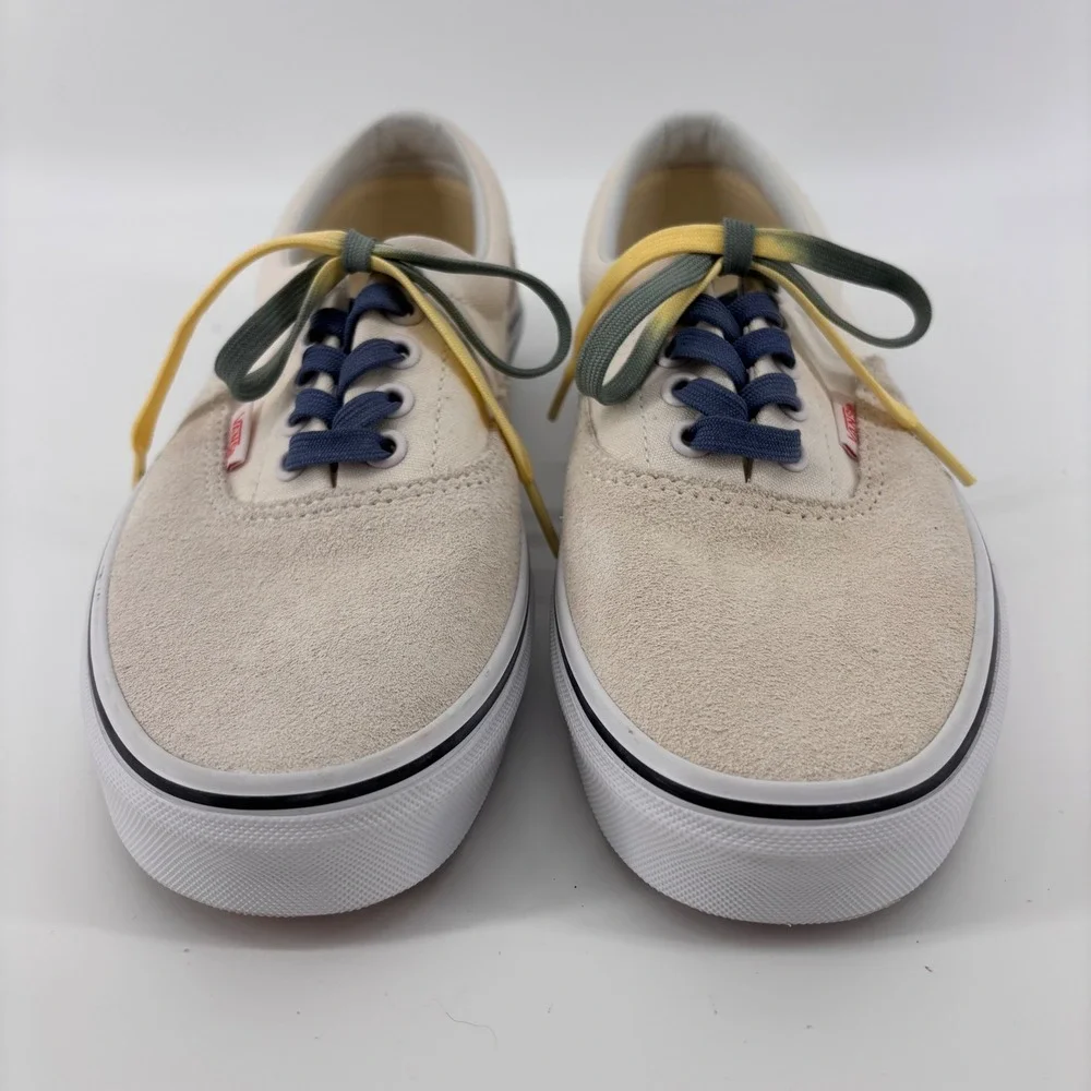 Vans UV‎ Dreams Era Suede Canvas Cream Low Top Sneakers Men 8 Women 9.5 NWOT