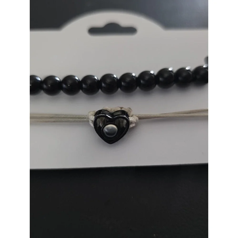 Matching Couples Bracelet Set Heart 100 Languages I‎ Love You Projection Jewelry