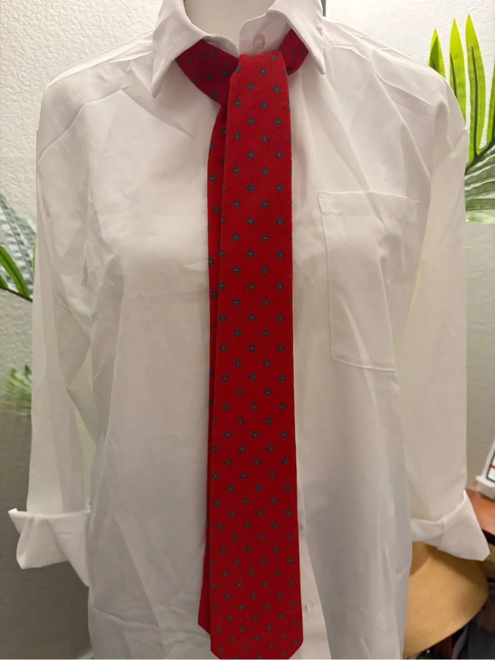 Enrico Guccini red silk