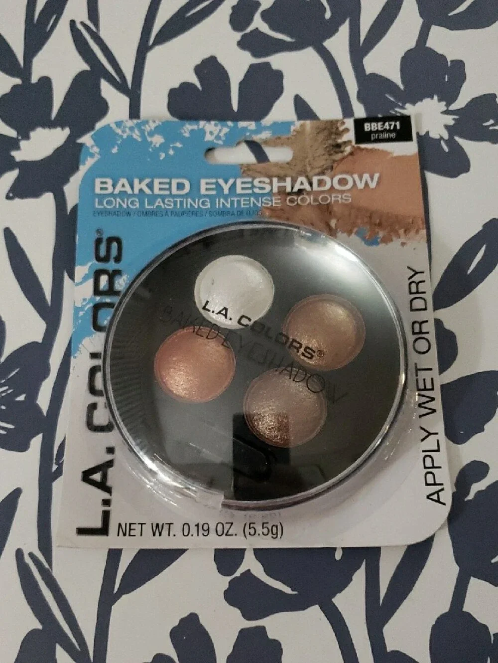 L.A. Colors Baked Eyeshadow Palette - Bronze & Metallic Neutrals