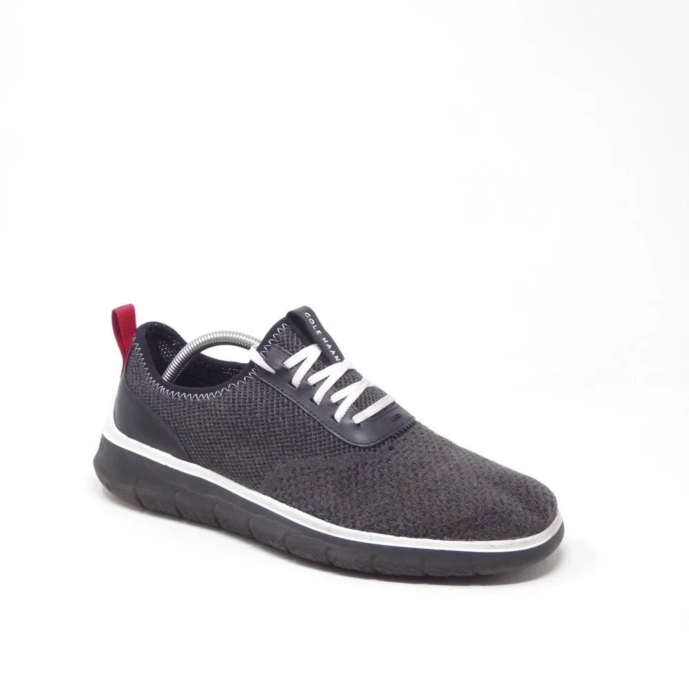 Cole Haan Mens Zerogrand Stitchlite Oxford Charcoal Grey C31402 Size 10