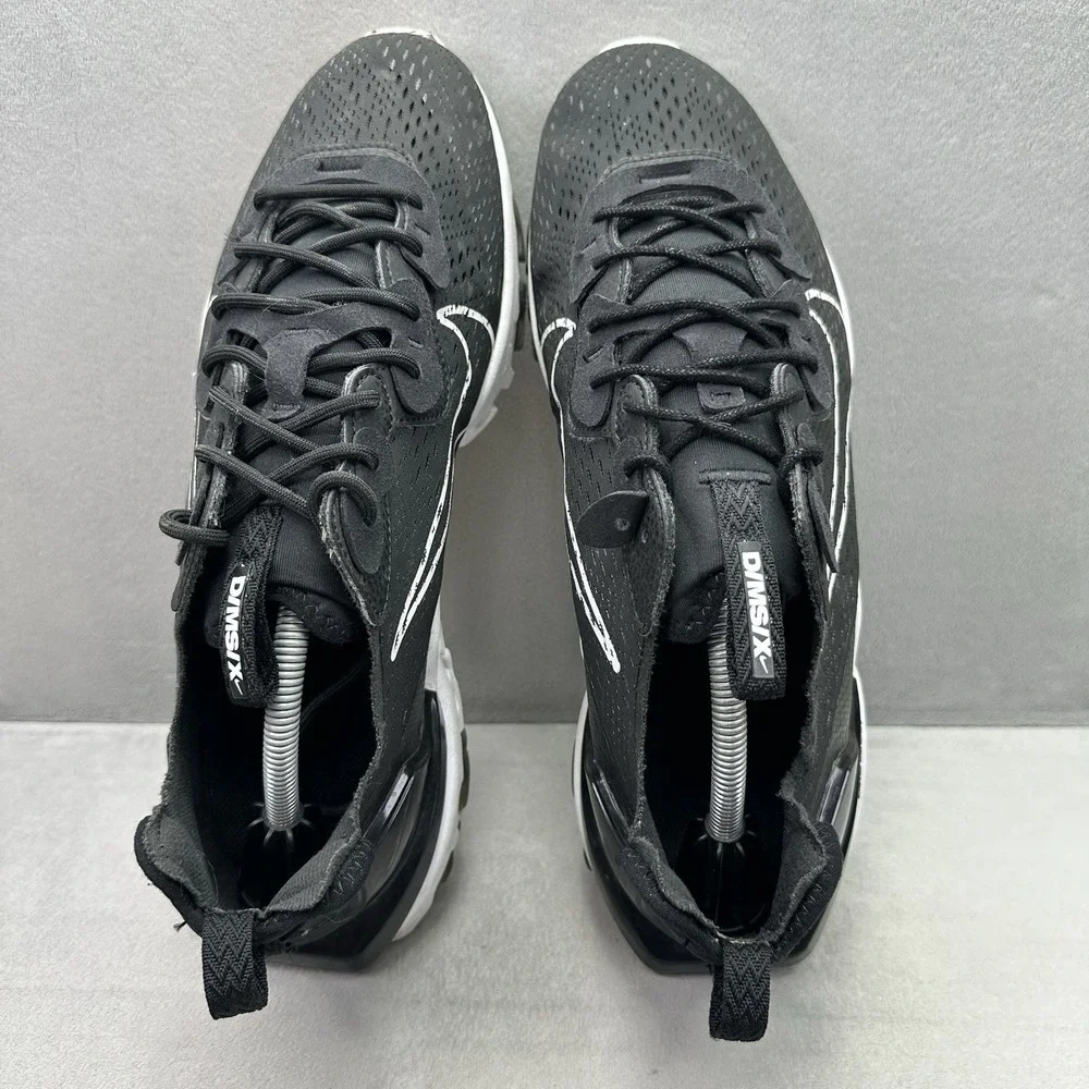Nike React Vision Mens Size 12 Shoes Black / White Athletic Running Sneakers