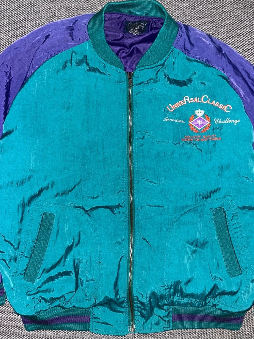 Vintage bold teal