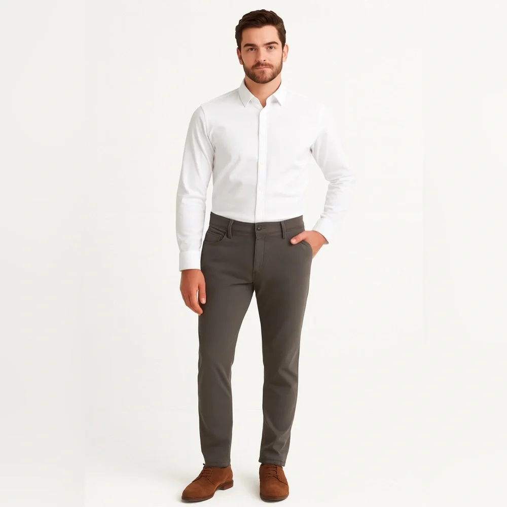 EUC Men’s Sweat Tailor All-In Pants in Stone Color - Size 32X32