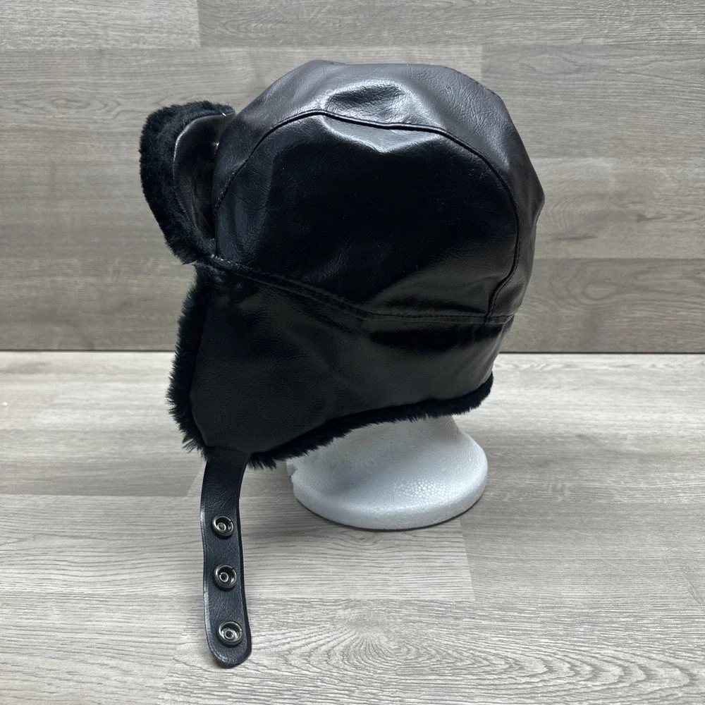 Vintage Broner Sherpa Ear Cover Cap Size L Made In SRI Lanka Very Nice 100%Vinyl
