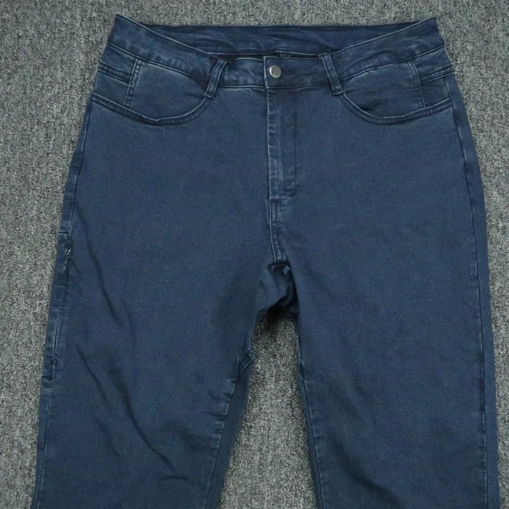 BYLT Jeans Mens 34x33 Blue Tech Denim Everyday Straight Zip Pocket Stretch
