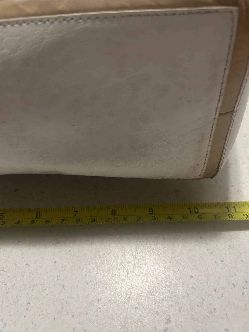 Etienne Aigner white leather