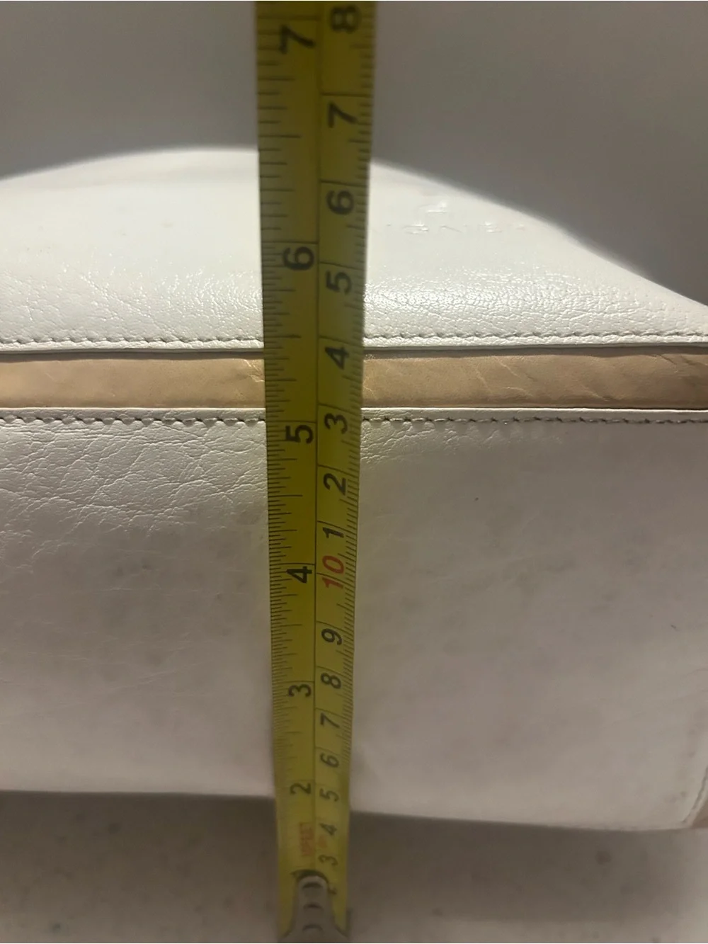 Etienne Aigner white leather