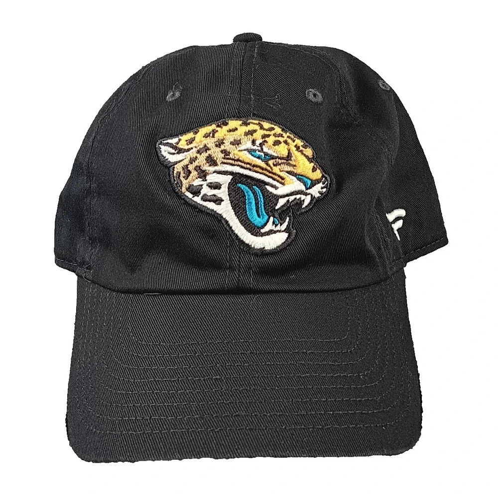 Jacksonville Jaguars‎ Cap Mens Black Logo Football NFL Adult Hat Adjustable
