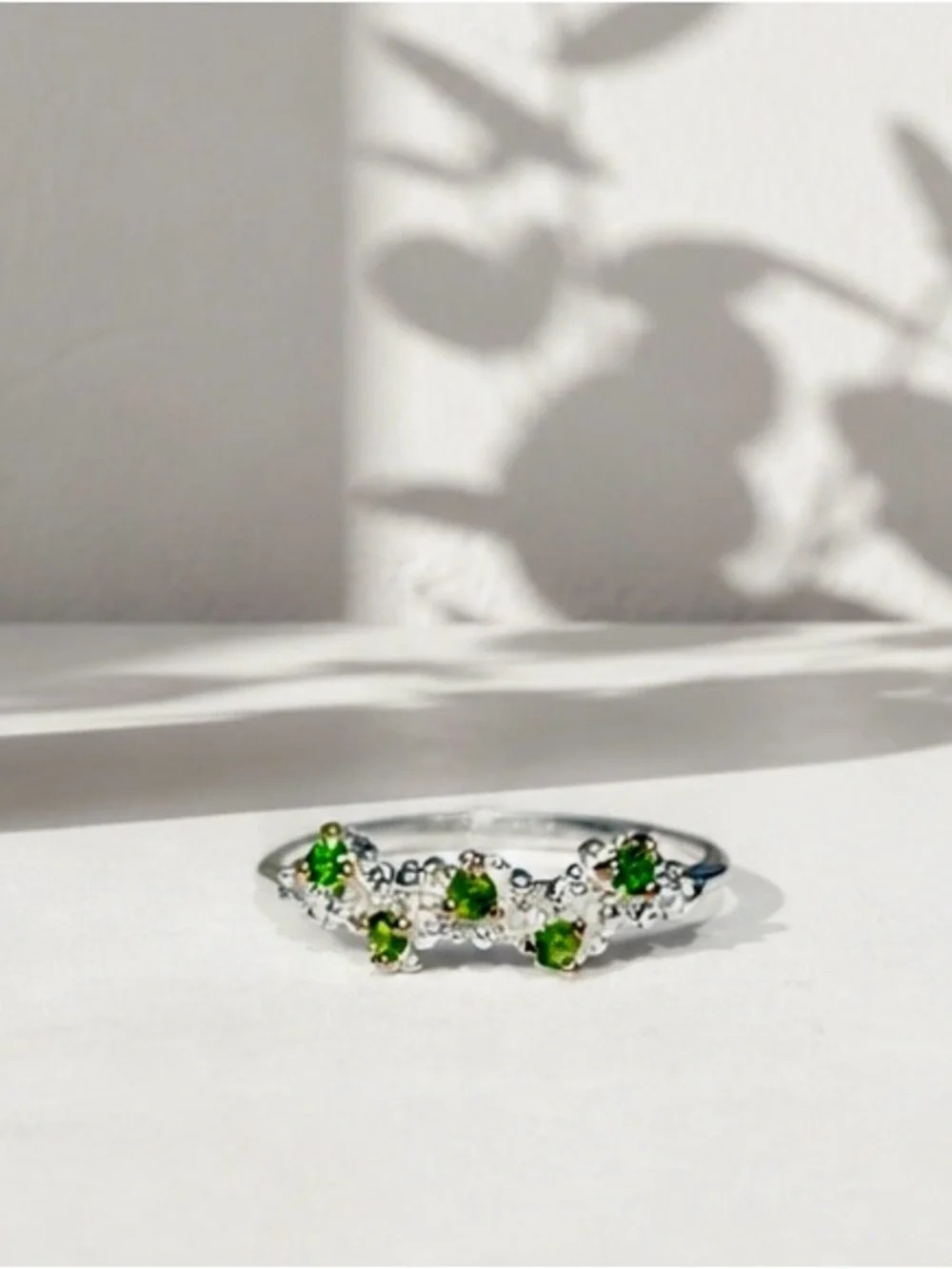 NEW! Chrome Diopside Ring