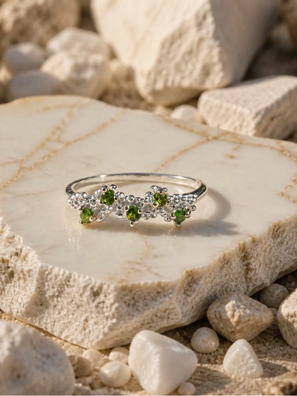 NEW! Chrome Diopside Ring