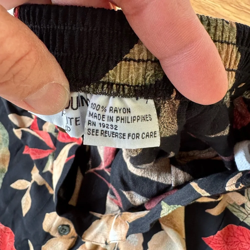 Floral Print‎ button front Skirt Alfred Dunner 6P