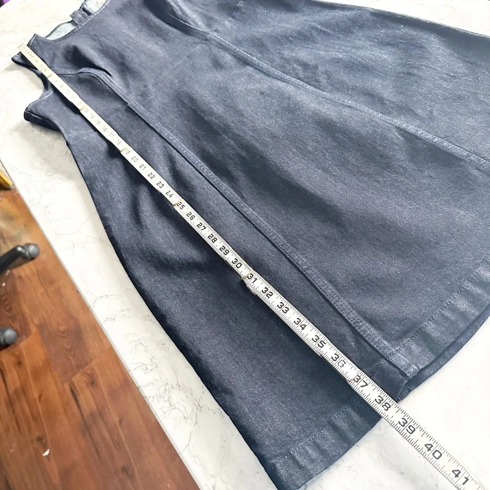 NWT J. Crew Sleeveless Dark Indigo Denim Mini Dress