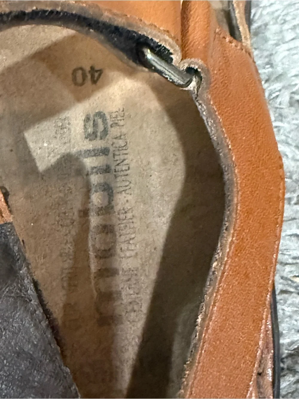 Mephisto Mobils Womens Size EU 40 Shoes Brown Strappy Comfort Sandals