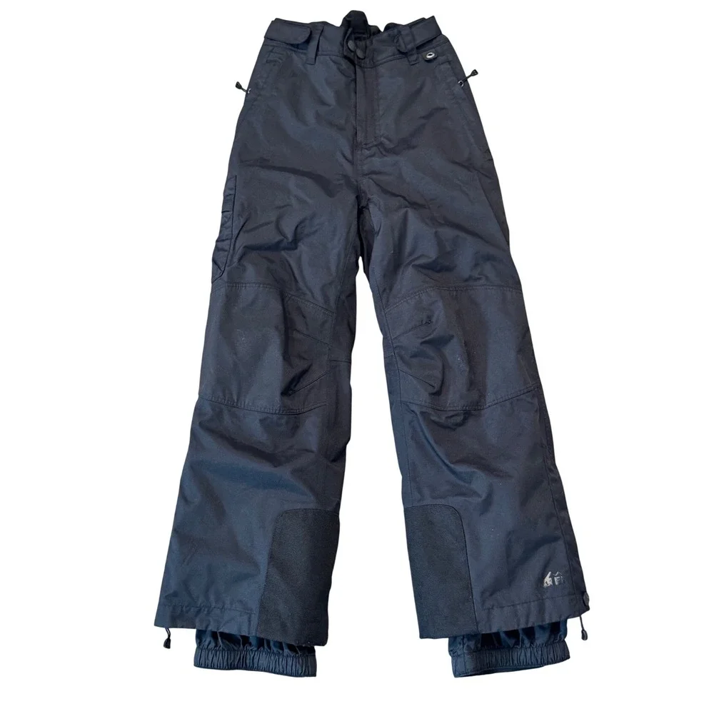 REI Girls Black Winter Ski Snowboard‎ Adjustable Waist Snowpants XS 21 Inseam