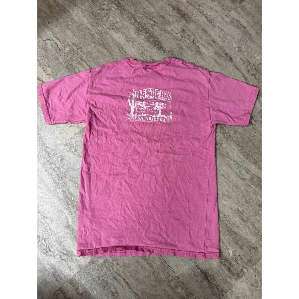 Harley Davidson Shirt -  Kids Medium 10/12 - Pink - Chesters Mesa Arizona‎