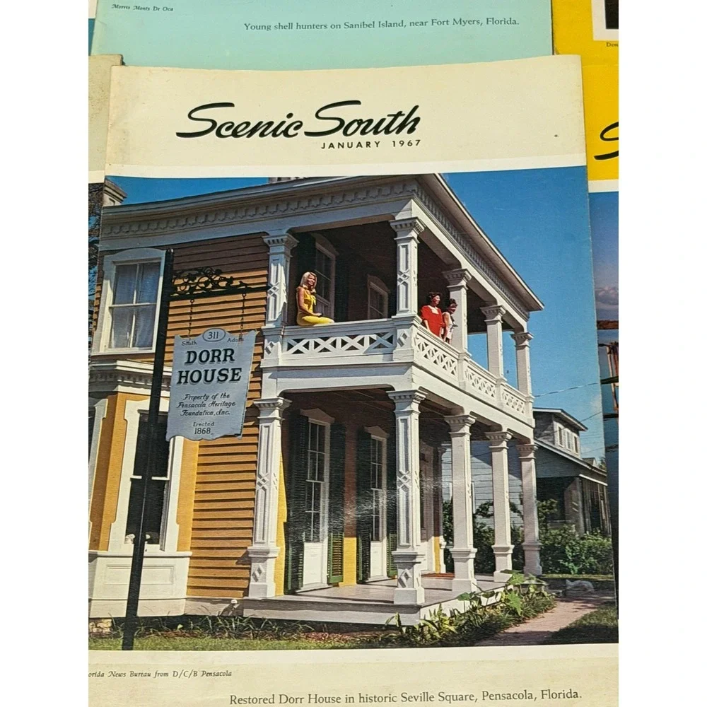 Vintage Scenic South Magazine Lot of 9 1952-1967 Southern Travel Florida Georgia