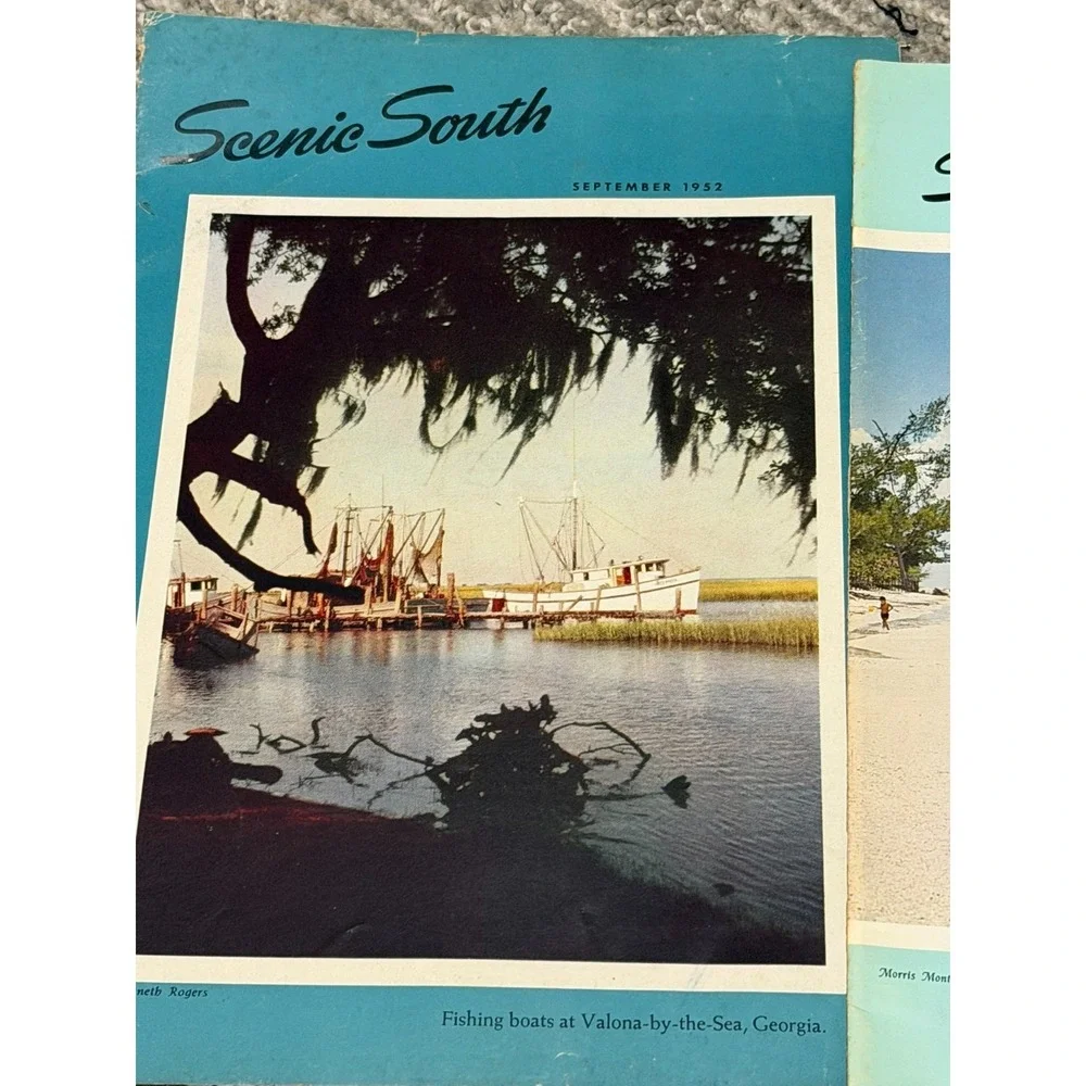 Vintage Scenic South Magazine Lot of 9 1952-1967 Southern Travel Florida Georgia