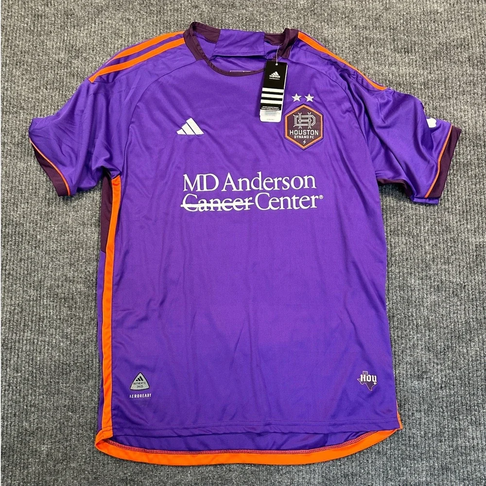 Adidas Houston Dynamo FC Authentic Jersey 2XL Purple AEROREADY 2024/25