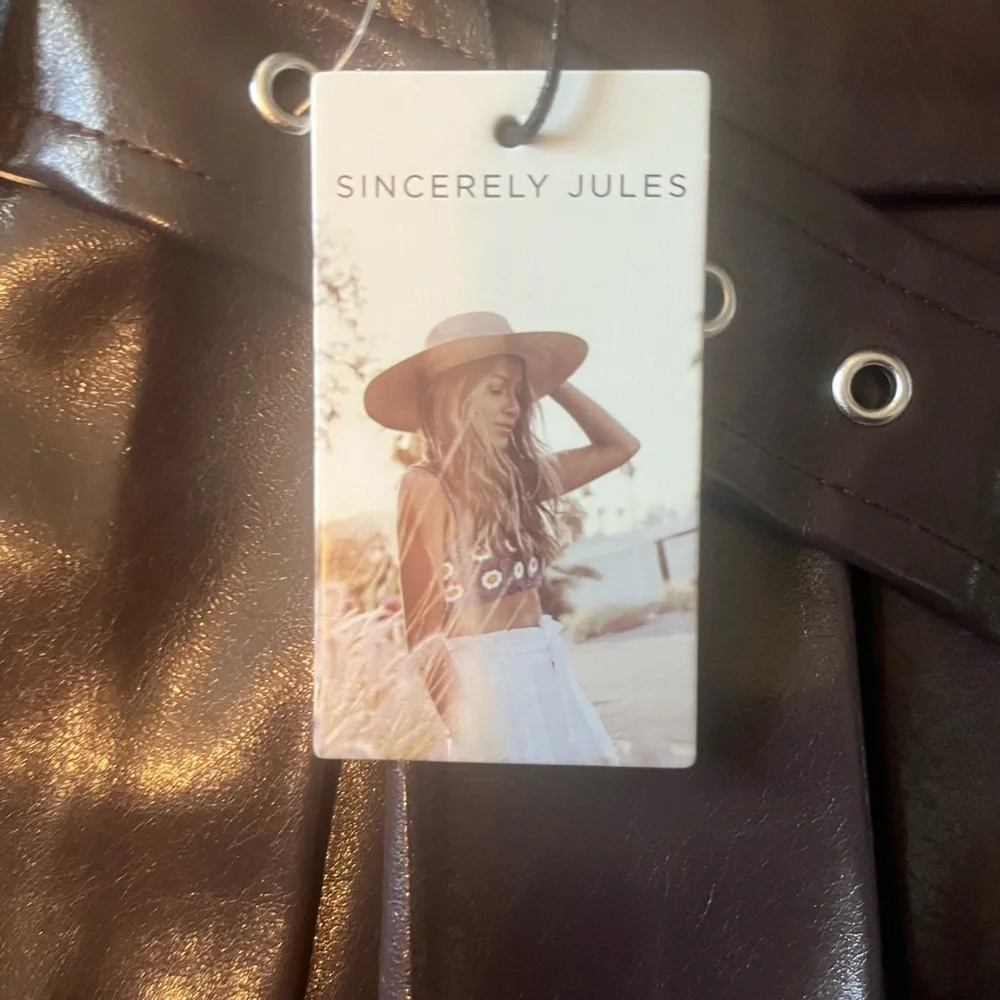 Sincerely‎ Jules Chocolate Brown Pleated Skirt