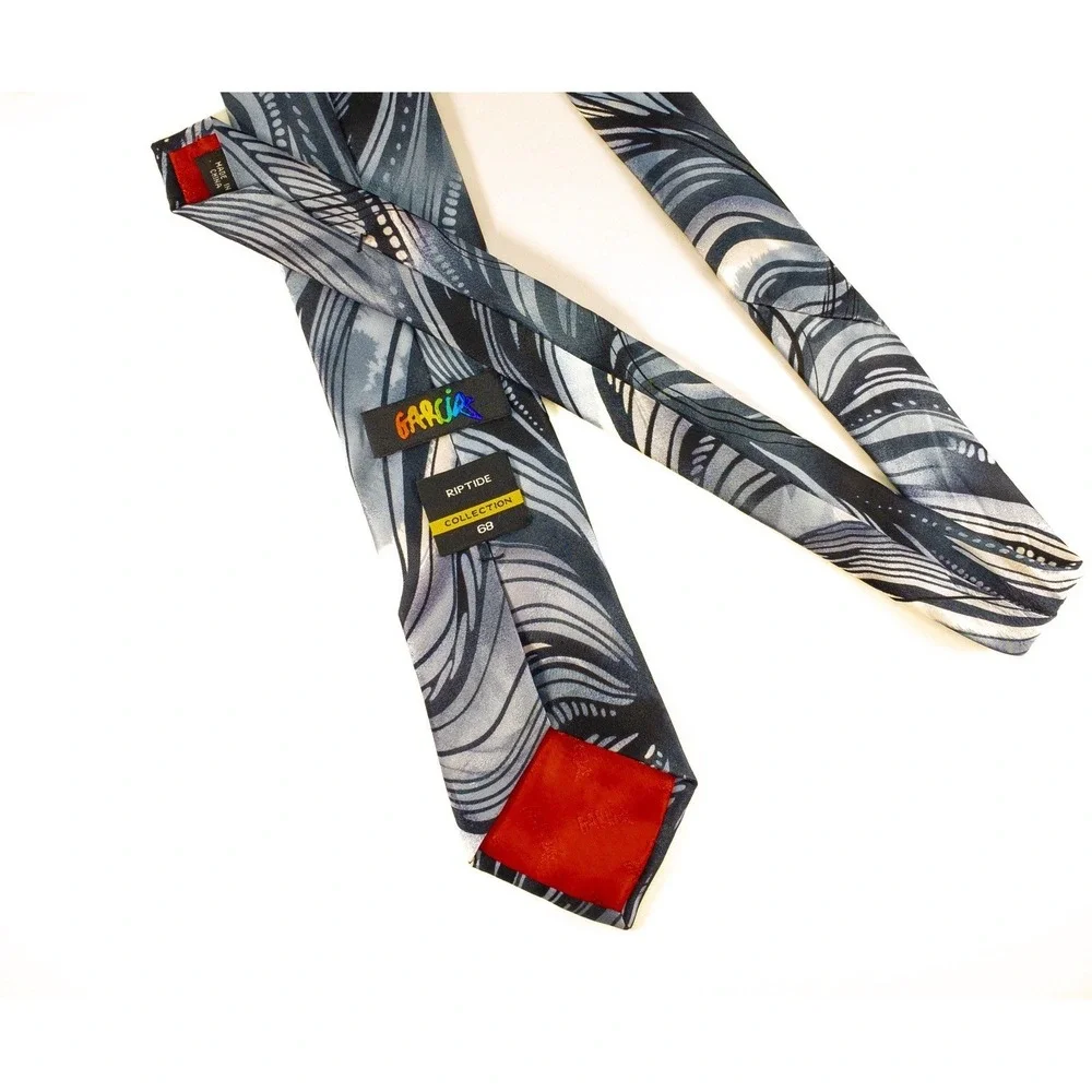 Vtg Jerry Garcia Rip Tide Collection 68, 100% Silk Tie, Wearable Art