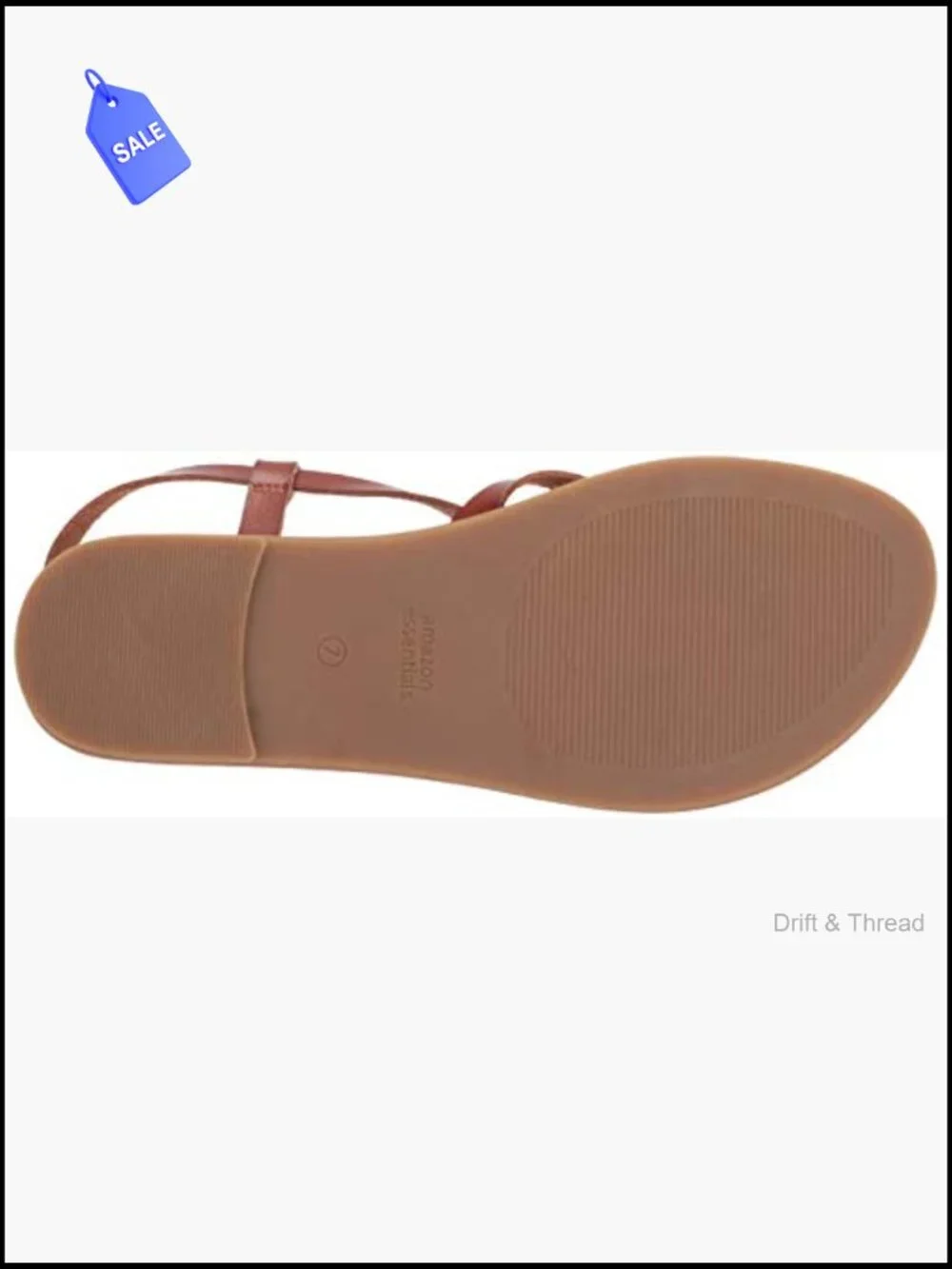 Strappy Flat Sandals with Adjustable Ankle Strap, Padded Insole