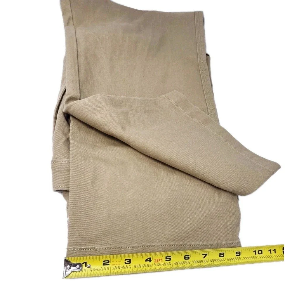 Levi Strauss Signature 40x30 Mens Cotton Carpenter Jeans American Khaki Straight