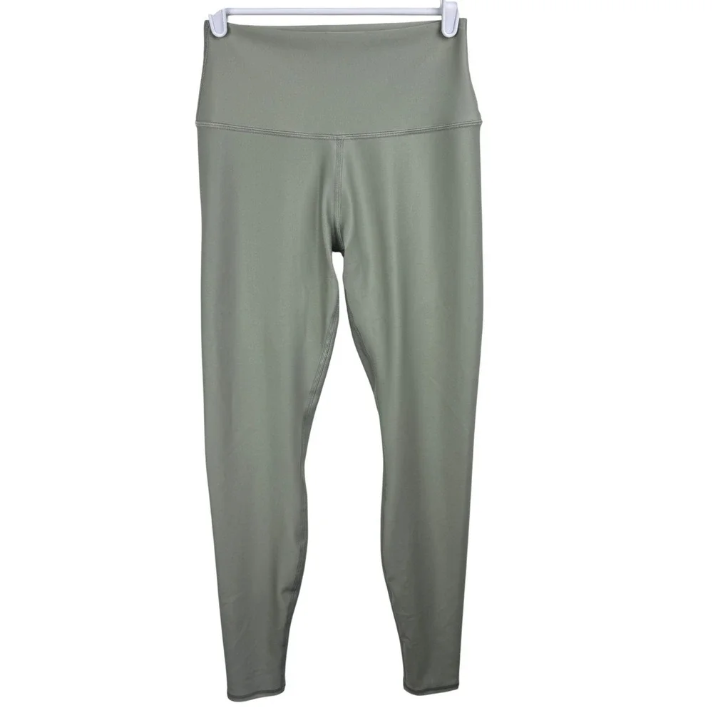 Alo Yoga Women's High Waist Leggings Sage Green Size Small‎ Athleisure Workout