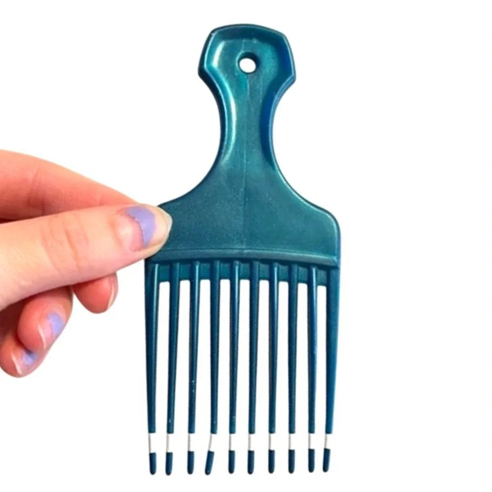 Vintage 1980s USA Patent 4345608 Plastic Hair Pick Lift Comb 5