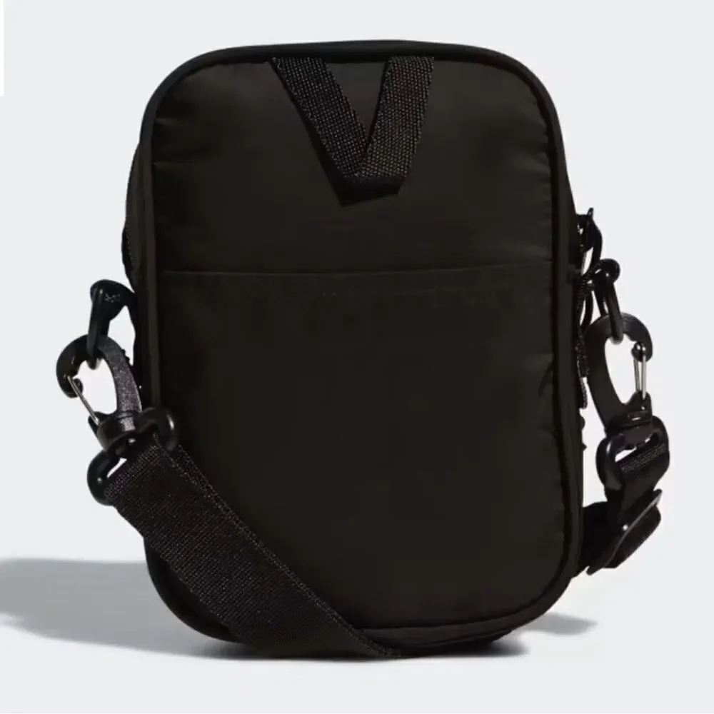 adidas CORE Black White Nylon Festival Unisex Crossbody Bag