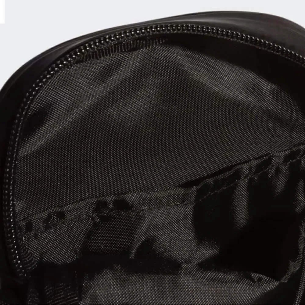 adidas CORE Black White Nylon Festival Unisex Crossbody Bag