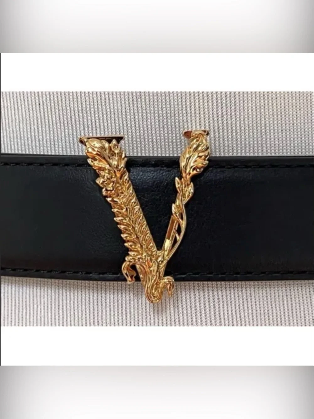 Versace black ornate