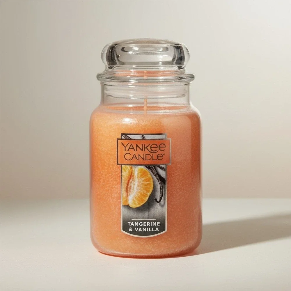 Yankee Candle Tangerine & Vanilla‎ Large Jar Candle - 22 oz - New