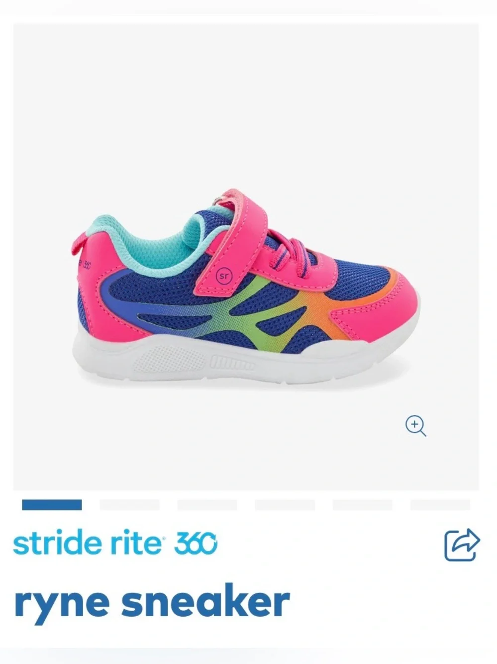 Stride Rite Ryne Vibrant Sneaker ☀️🆕