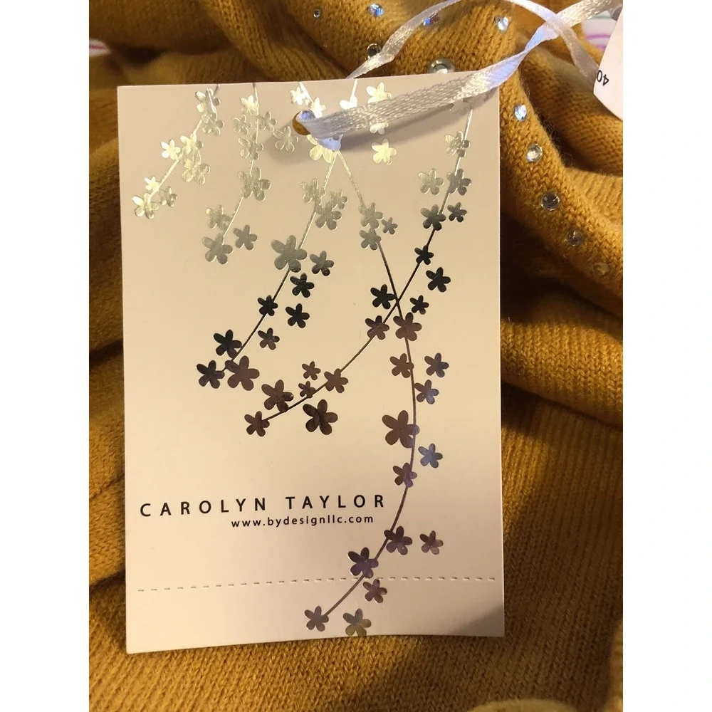 Carolyn Taylor SWEATER NEW Women's - XL - Pullover - Golden Yellow - SOFT