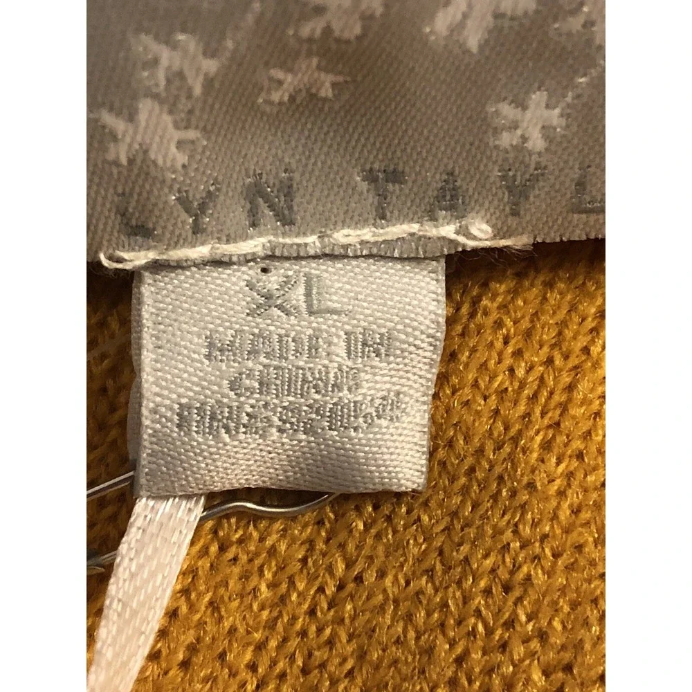 Carolyn Taylor SWEATER NEW Women's - XL - Pullover - Golden Yellow - SOFT