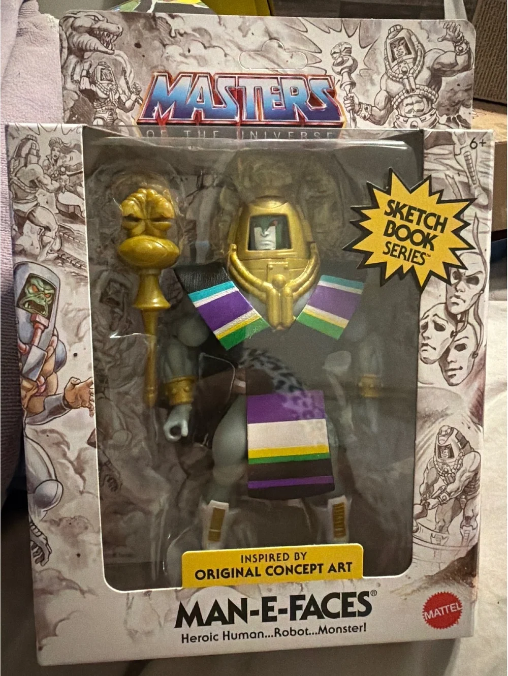 Masters of the Universe Man-E-Faces Action Figure - Sketch B