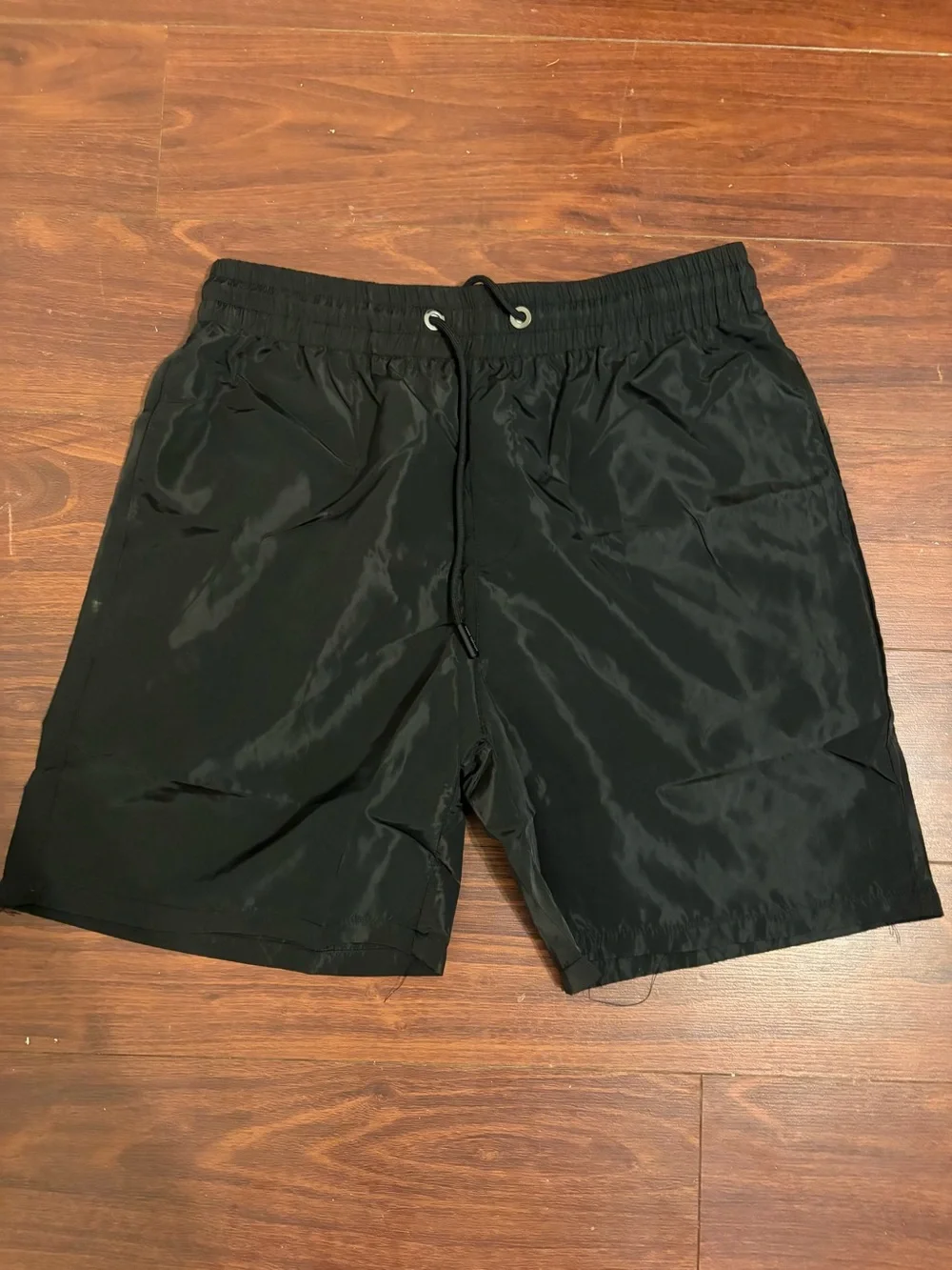 Louis Vuitton Black Swim/Active Shorts with Drawstring