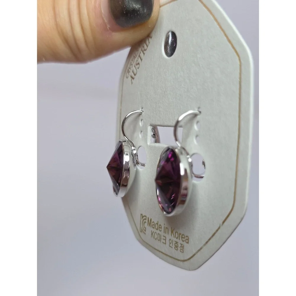 Crystals from Austria elegant leverback
