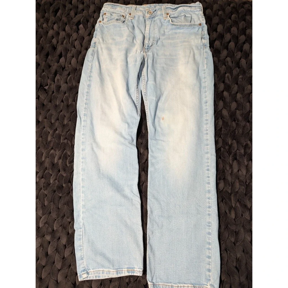 Levi Strauss & Co 514 Straight Fit Jeans Light Wash W32 L32