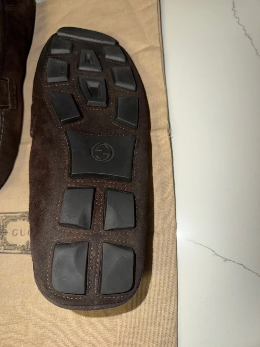 Gucci men suede