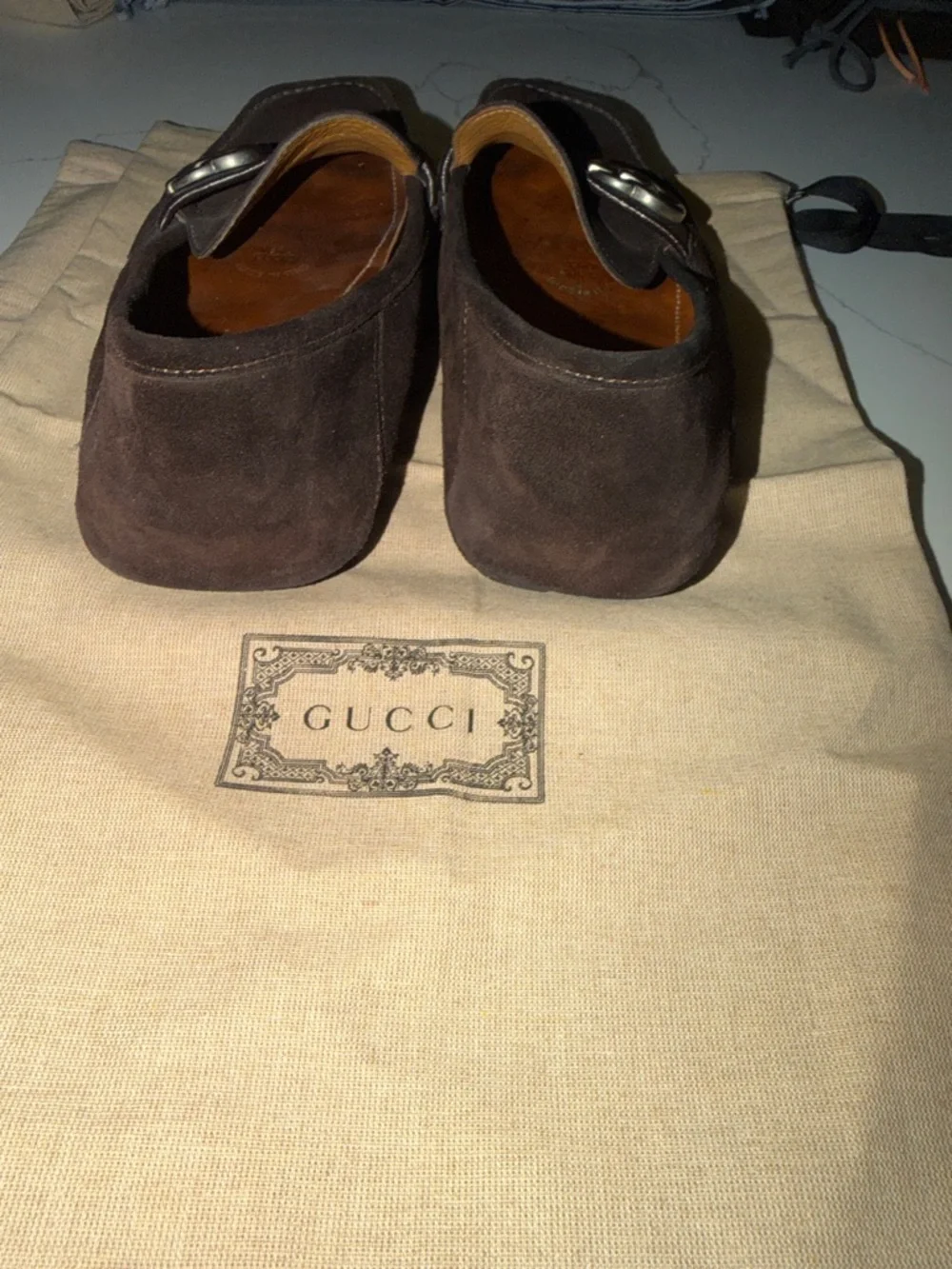 Gucci men suede